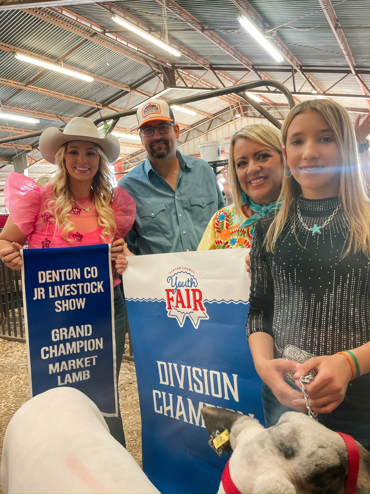 Josh and Liz Fiedler with their daughter Vidalia