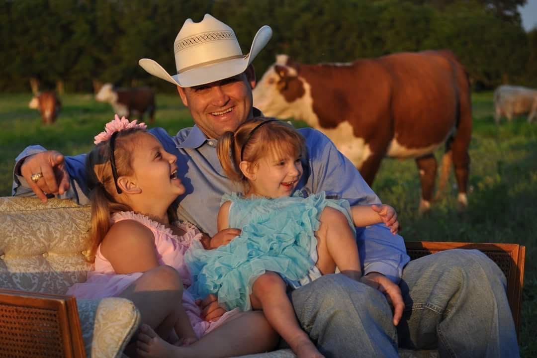 Josh and Liz Fiedler with their daughter Vidalia