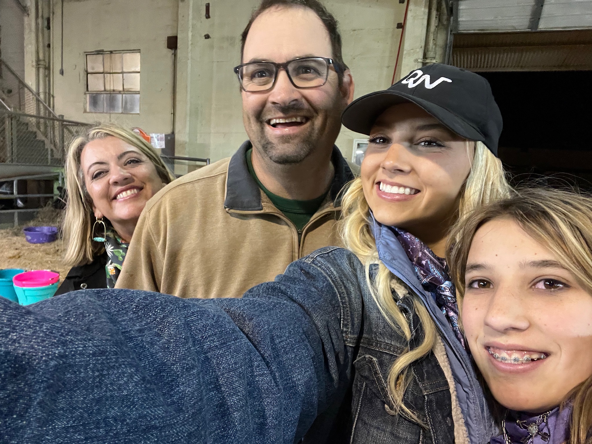 Josh and Liz Fiedler with their daughter Vidalia
